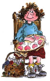 S-20 Sewing Lady